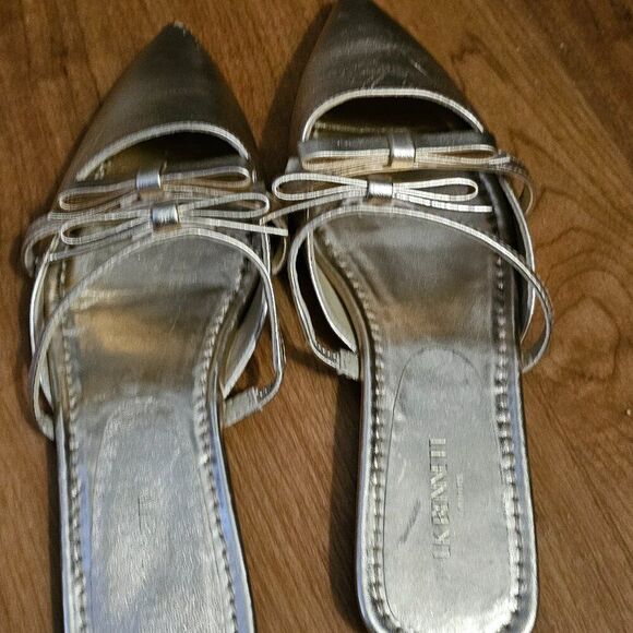 LK Bennett Ariella Flat Mule Rose Gold EU Size 38 (US 7.5) - Picture 7 of 10